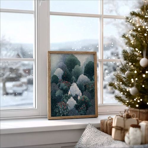クリスマスB0サイズ◆送料無料◆インテリアポスター 楽天市場】クリスマスツリー A3 B3 A2 B2 40x50cm 50x70cm サイズ