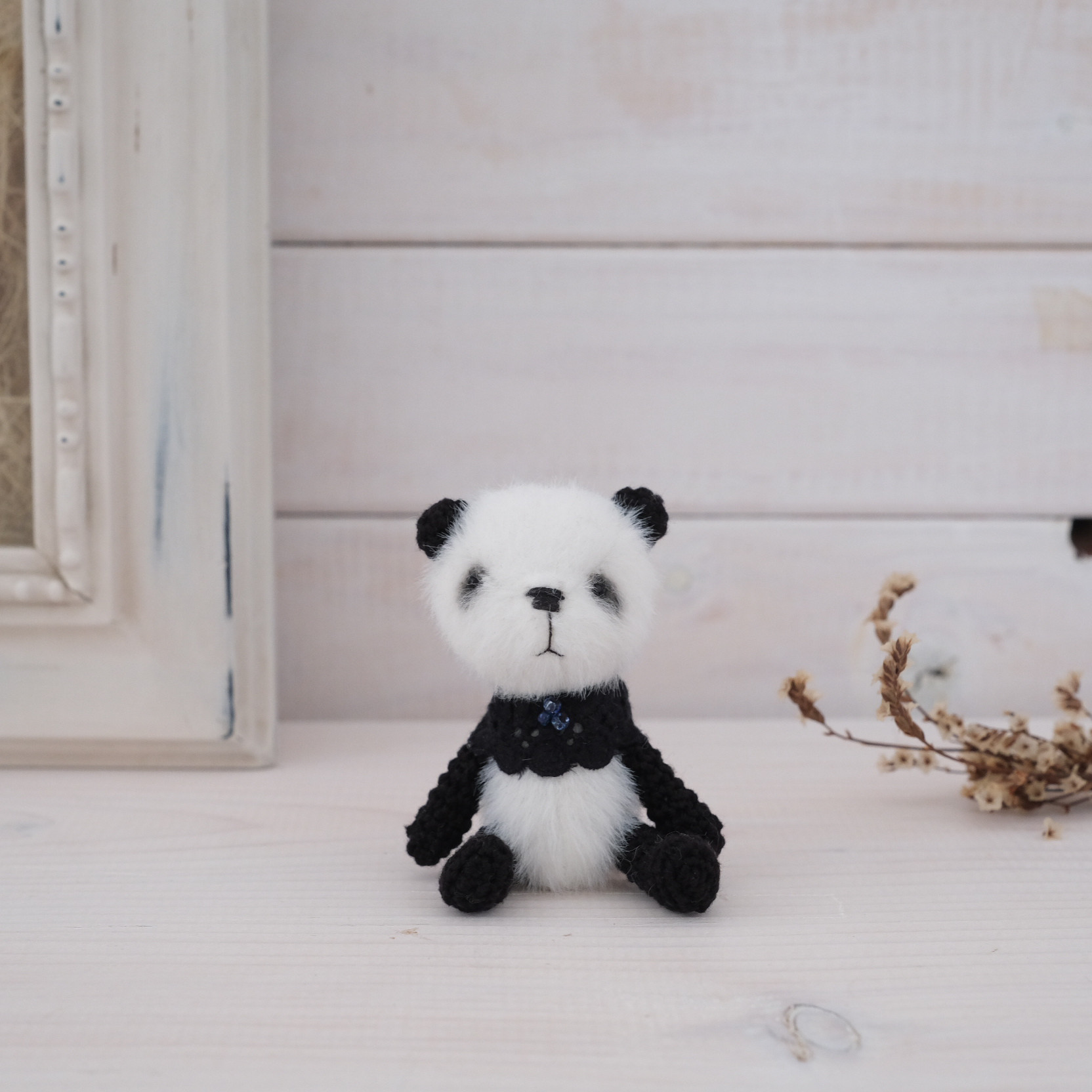 パンダのぬいぐるみ　パンダ　テディベア　teddy bear ぬいぐるみ　クリスマス