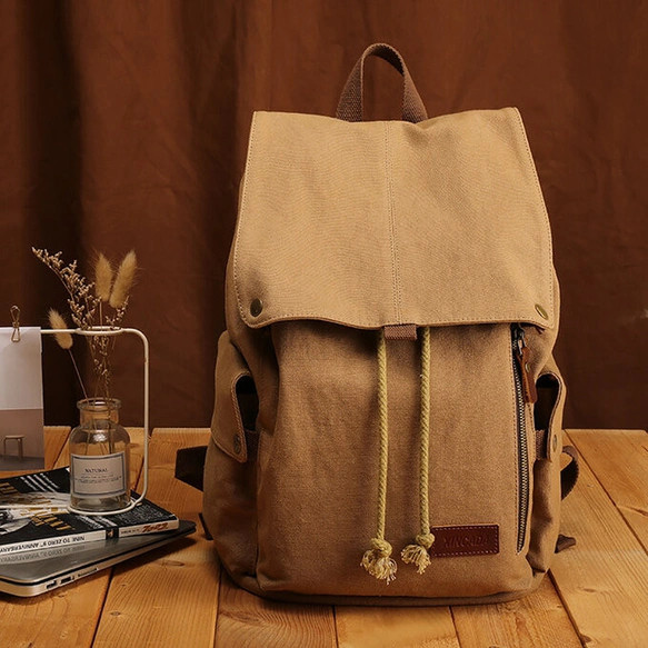 リュック メンズ キャンバス リュックサック 大容量 15.6インチ おしゃれ バックパック 帆布 通学 男女兼用リュッ