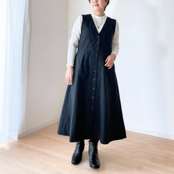 zunezune 振袖ドレス ノースリーブ 着物リメイクワンピース 赤橙