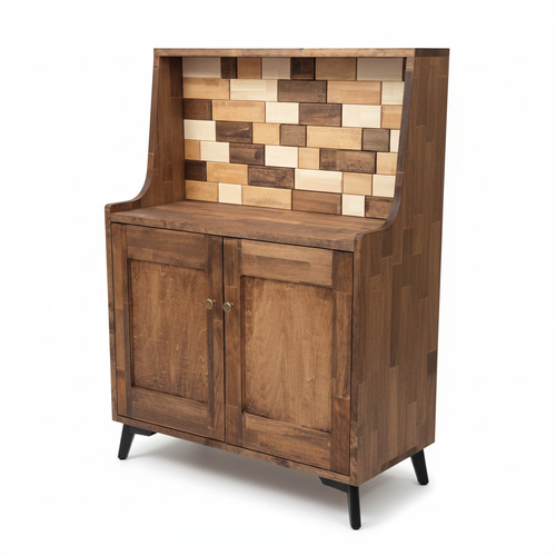 木のぬくもりを楽しむ＊北欧風コンソールキャビネット｜レンガデザイン