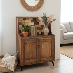 前板がオシャレな 5段サイドチェスト チェスト・キャビネット OC