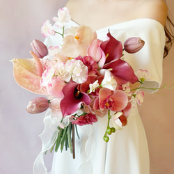 ウエディングブーケ　アーティシャルフラワー アーティシャルフラワー（造花） ブーケ のおすすめ人気通販｜Creema