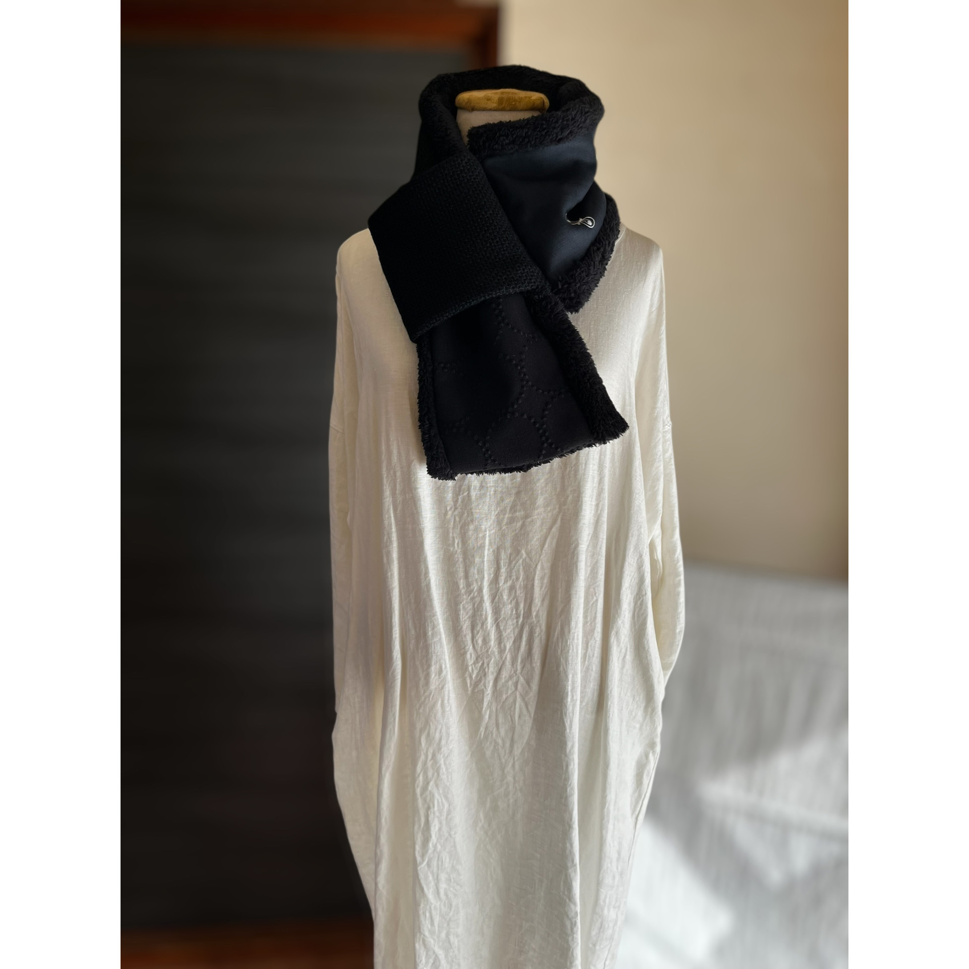 【マフラータイプ】dop tambourine・chouchoのネックウォーマー  ミナペルホネン生地使用