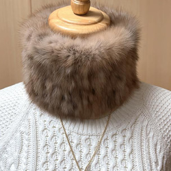 新品限定★高級帽子付♪豪華ミンク編み込み コート黒 毛皮 リアルファーコート ミンクライクフェイクファーボリュームコート ／ mink-like fake fur