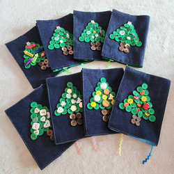 四季牛仔布書籍封面（平裝本尺寸），內含原創短篇小說 第1張的照片