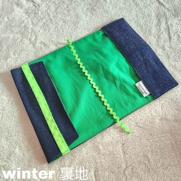 四季牛仔布書籍封面（平裝本尺寸），內含原創短篇小說 第13張的照片