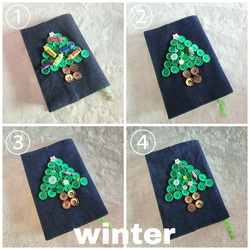 四季牛仔布書籍封面（平裝本尺寸），內含原創短篇小說 第11張的照片