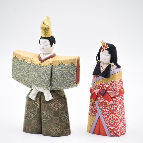 雛人形【延喜雛】 プラチナ 木目込み人形 ひな人形・雛飾り 有松人形