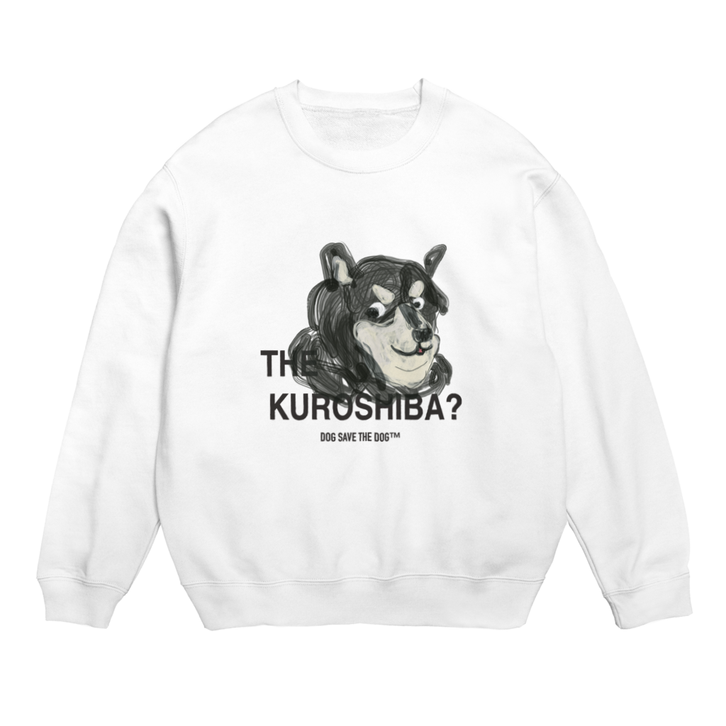 \名入れ可/ スウェット【黒柴】　ペット　犬　チャリティ　お名前　オーダー　うちの子　トレーナー　猫