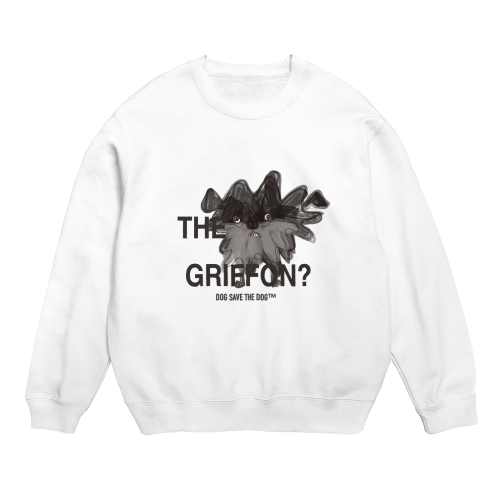 \名入れ可/ スウェット【グリフォン】　ペット　犬　チャリティ　お名前　オーダー　うちの子　トレーナー　猫