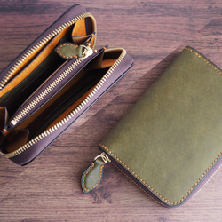2/3wallet(トゥーサーズウォレット)│マルゴー│ボスコ(オリーブ色