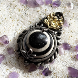 開光 逆向き双観音天珠 ブレスレット dzi ＊ ΚΑйON ＊ 通販 16740743