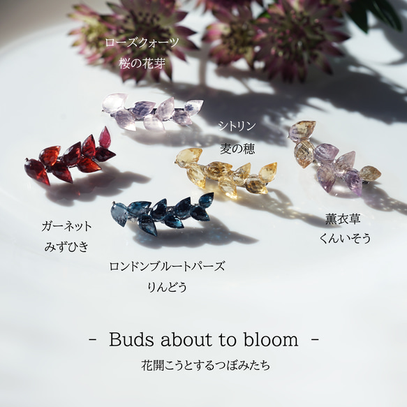 紫黃晶製成的薰衣草花胸針 ~ 薰衣草（Kun'isou） 第8張的照片