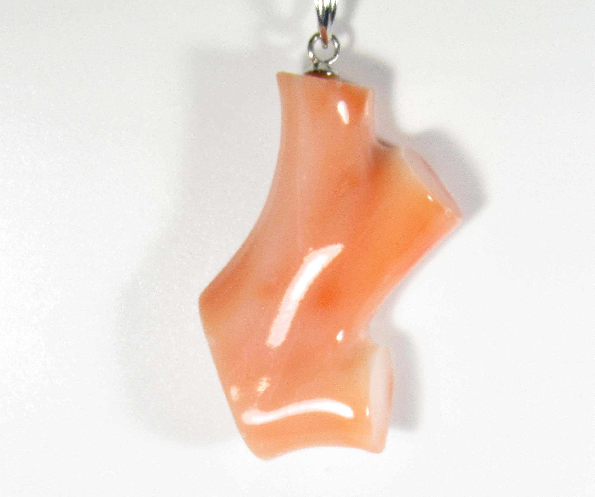 宝石珊瑚   ピンク枝　ネックレス　ペンダント　アクセサリー ・ジュエリ -  IMG-161008