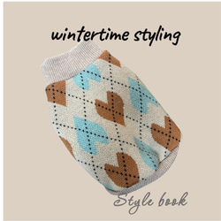 ギャザースモック＊犬服ハンドメイド＊SS〜L＊techichi ペット服