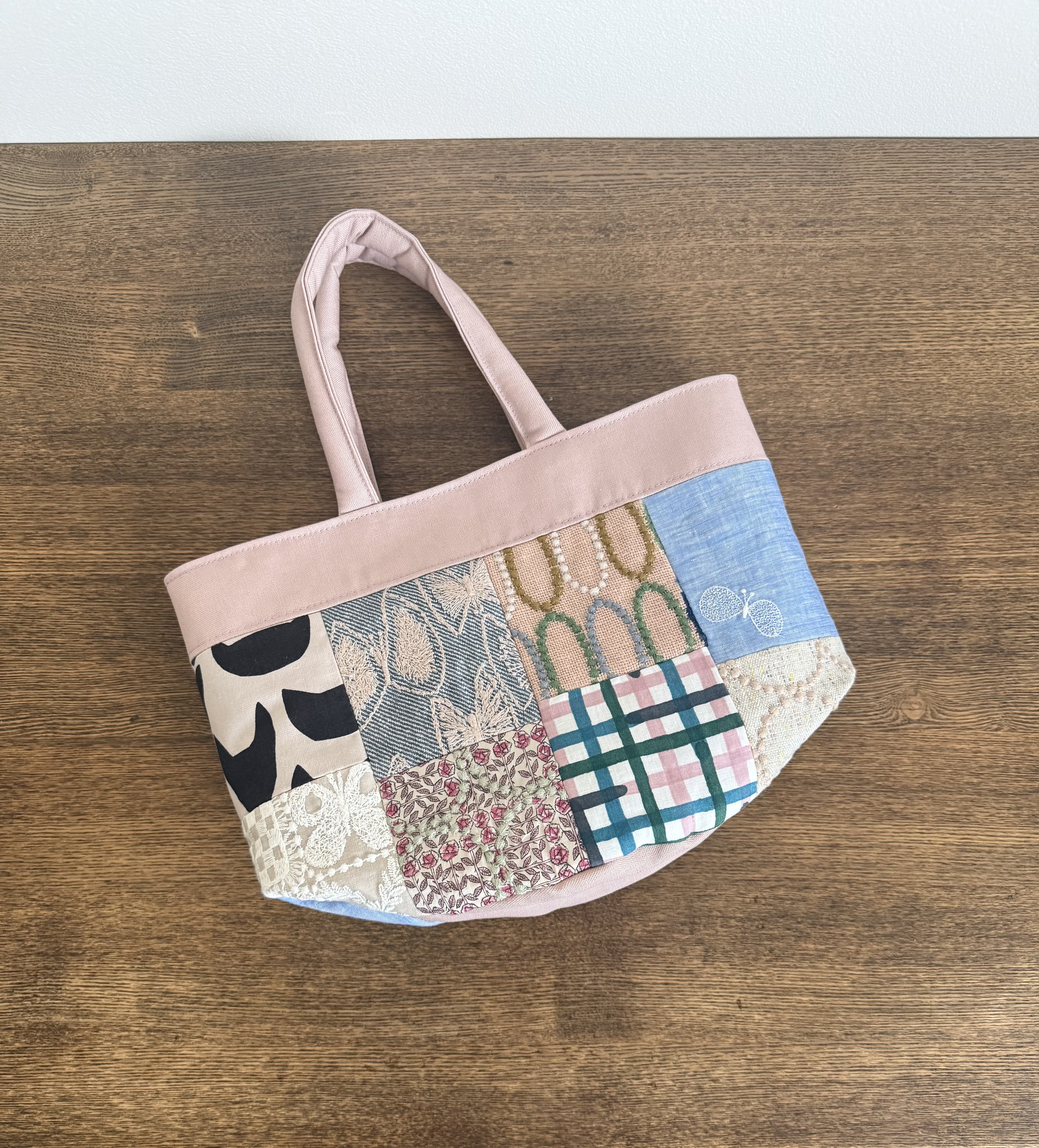 バケツトートバッグ＊ミナペルホネン パッチワーク