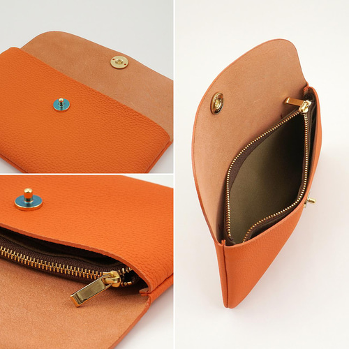 高級牛革ドイツシュリンク ふっくら 可愛い かぶせ型 本革 レディース