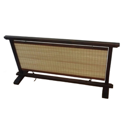 衝立 花柄 タペストリー ついたて ブラウンフレーム 衝立 花柄 タペストリー ついたて ブラウンフレーム パーテーション