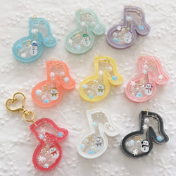 メンバーカラーキーホルダー＊snowman バッグチャーム snow＊white