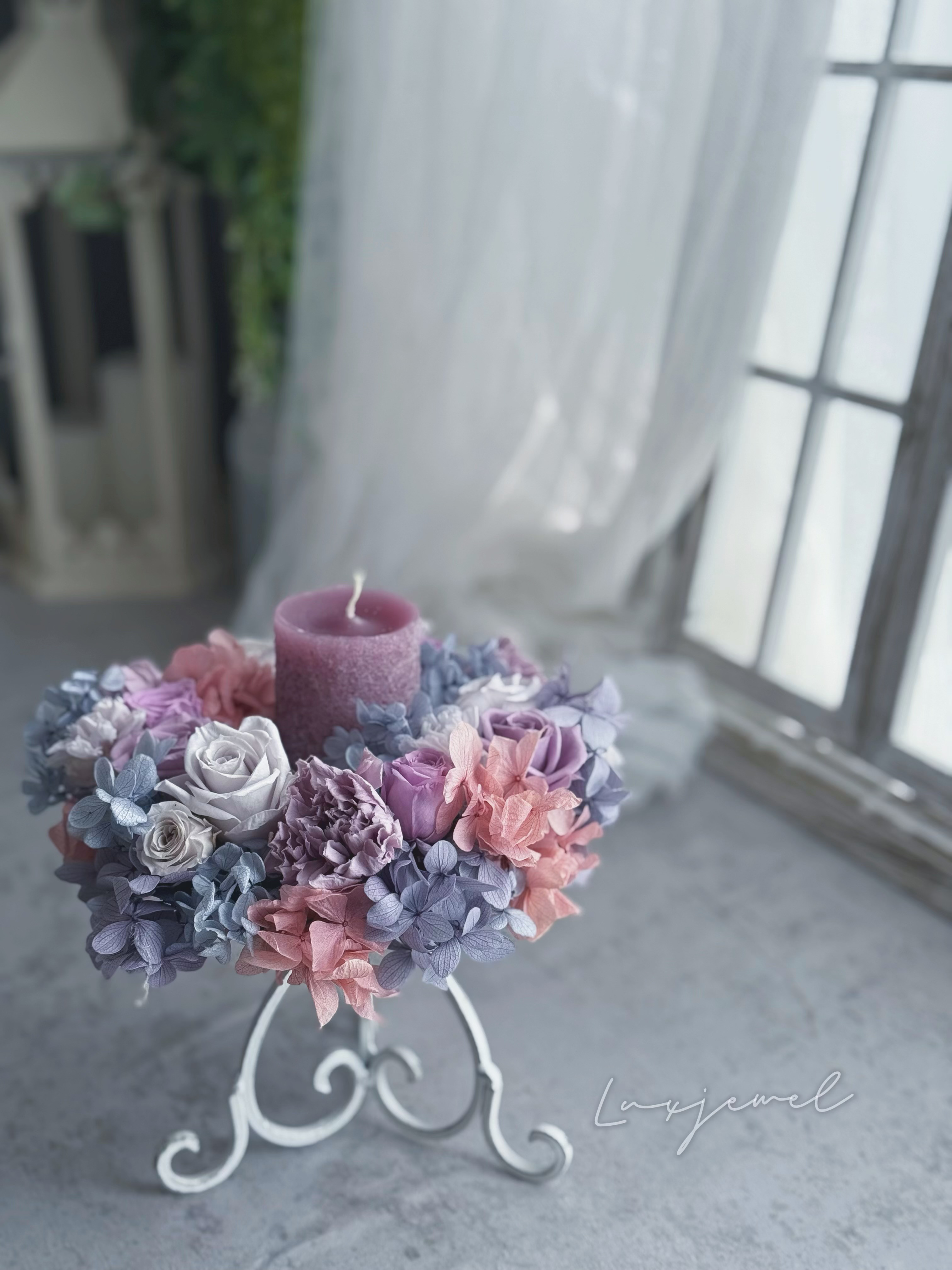 キャンドルリース　【petite fée】