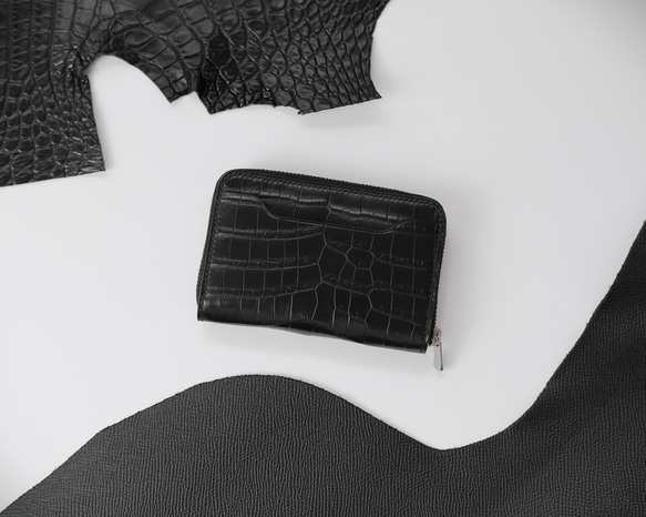 ラウンドファスナー財布　コンパクト財布 2枚目の画像