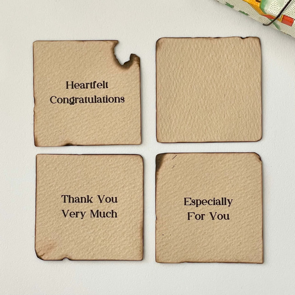 誕生日や記念日に…究極のミニメッセージカード〈和紙のミニチュアドール＆バラのミニ花束セット〉 9枚目の画像