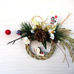 お月見リース飾り 20-8 リース kisetukazari2 通販 10380587｜Creema