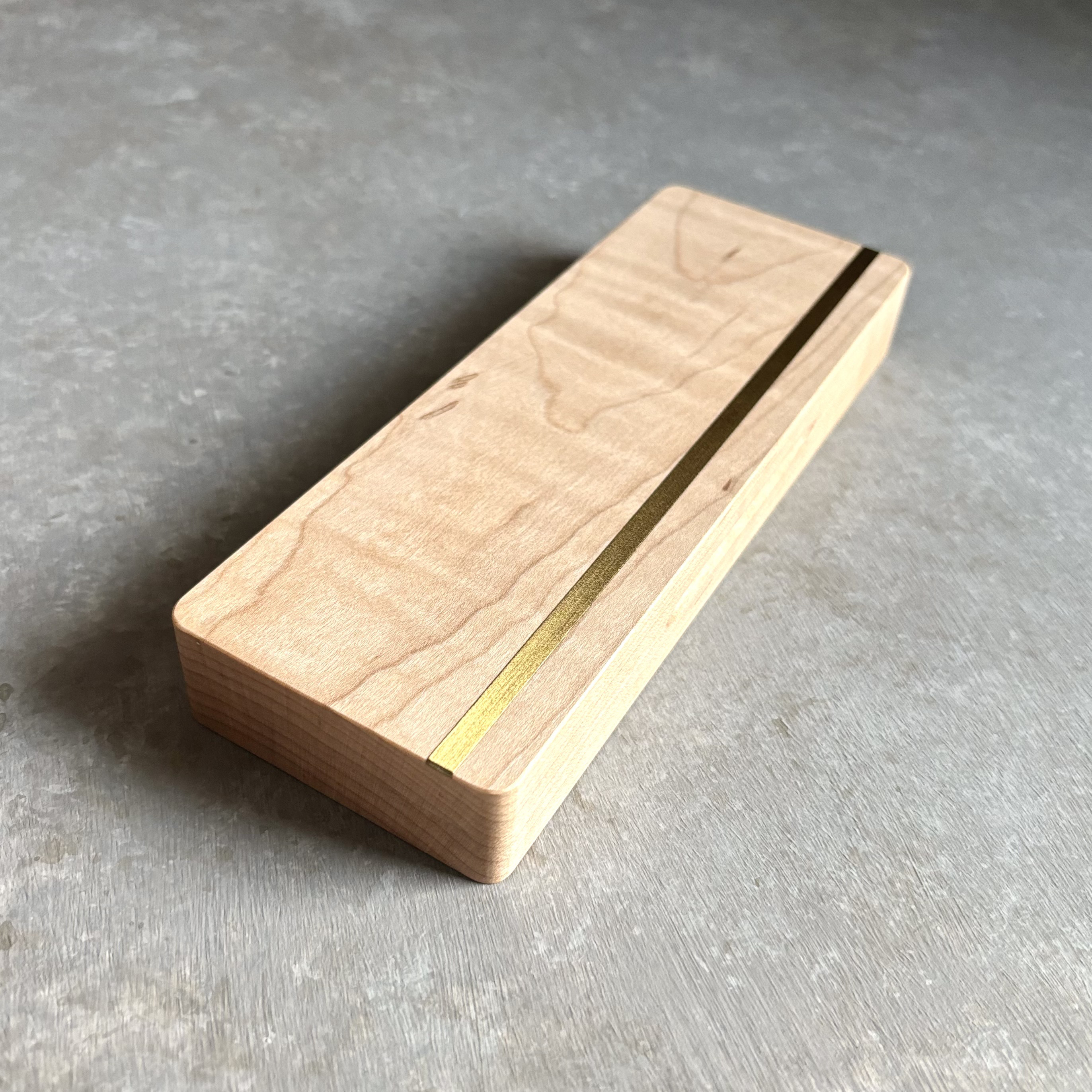 ペンケースWide Edition ”彩-irodori-/WE”【樹種:メープル】<№02WE-M-11005>