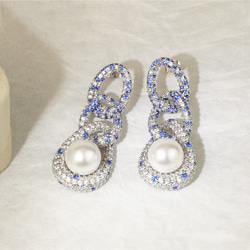 ルミナス・リンクパールピアス 即購入可 251124-01 8枚目の画像