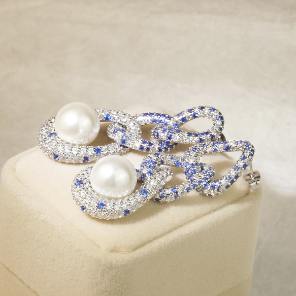 ルミナス・リンクパールピアス 即購入可 251124-01 10枚目の画像