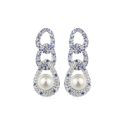 ルミナス・リンクパールピアス 即購入可 251124-01 1枚目の画像