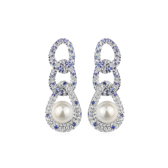 ルミナス・リンクパールピアス 即購入可 251124-01 1枚目の画像