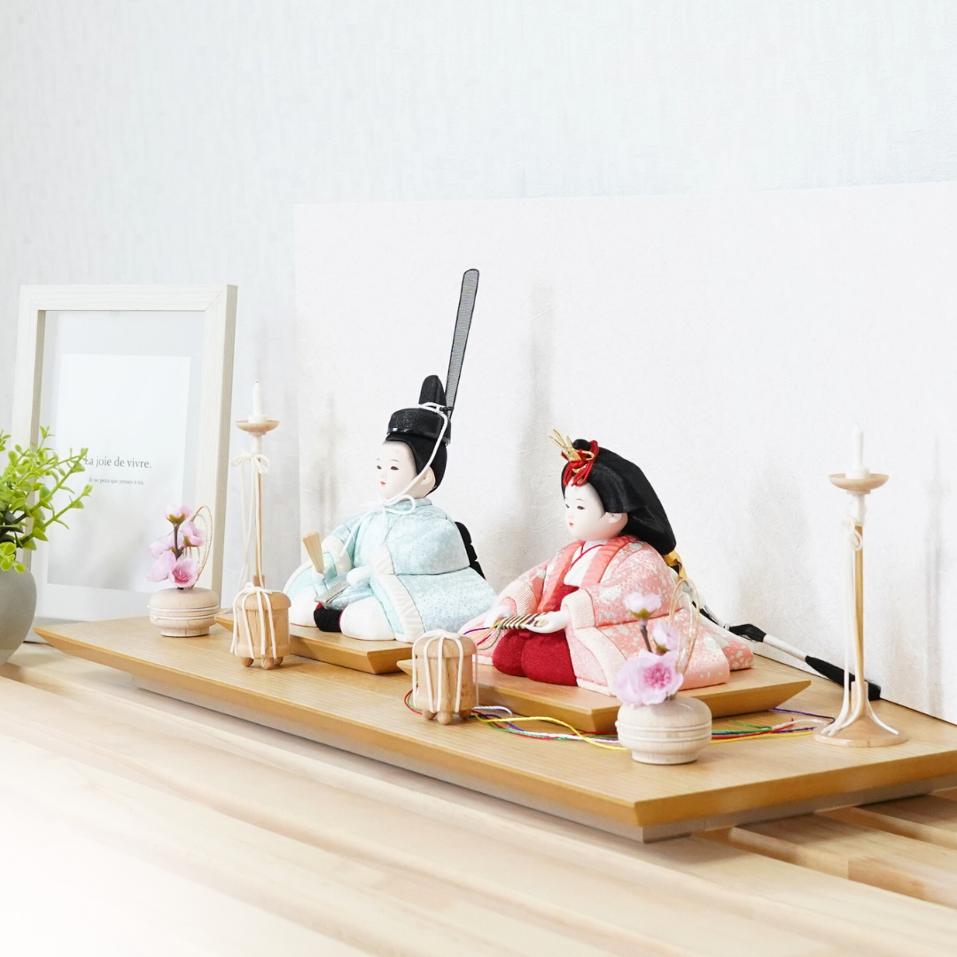 木目込み人形 雛人形 コンパクト -氷織 hiori-