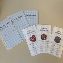 new＊ジップA6バインダー（ブラック）バインダー貯金 /saving /韓国