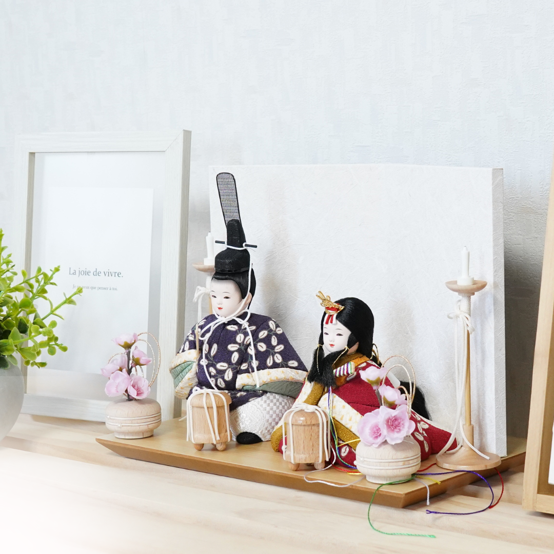 木目込み人形 雛人形 コンパクト -麦 mugi-