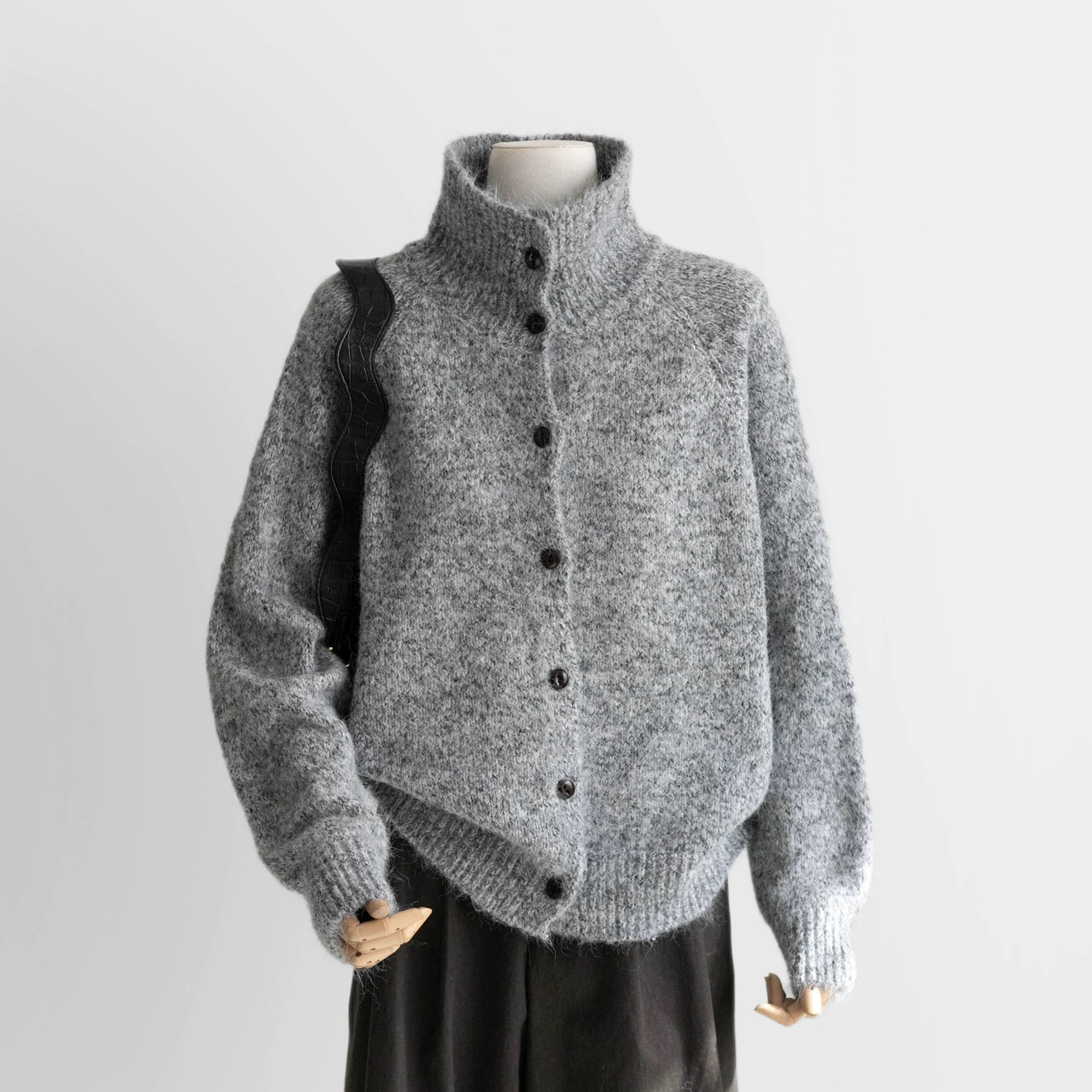 ニットカーディガン 長袖 レディース 秋冬 トップス