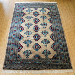 240×156cm　 ペルシャ手織り絨毯 240×156cm 【ペルシャ手織り絨毯】 ナイン カーペット・絨毯・ラグ