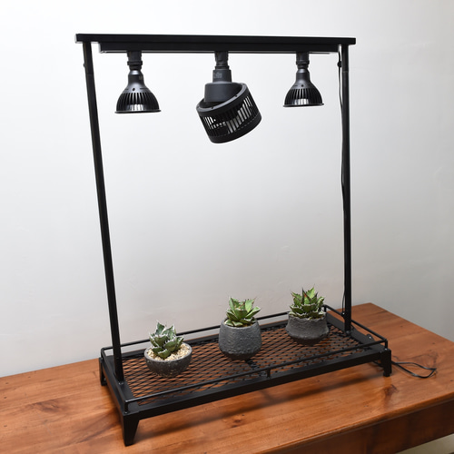 ライティングレール付き植物棚 ｜ボタニカルラック ダクトレール