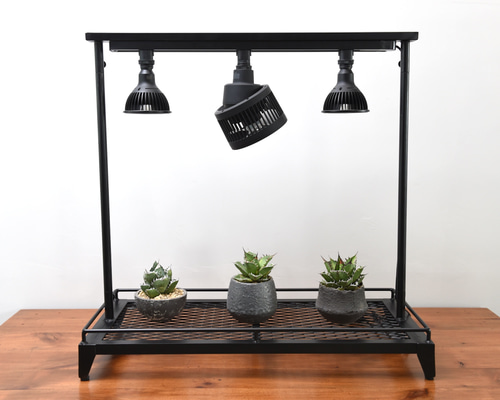 ライティングレール付き植物棚 ｜ボタニカルラック ダクトレール
