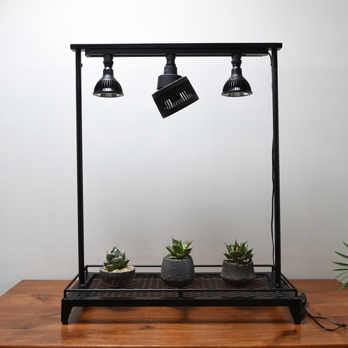 ライティングレール付き植物棚 ｜ボタニカルラック ダクトレール