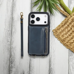 iPhone16 ショルダーケース ヒョウ柄 薄型 16Pro 15 14 13 13mini 12