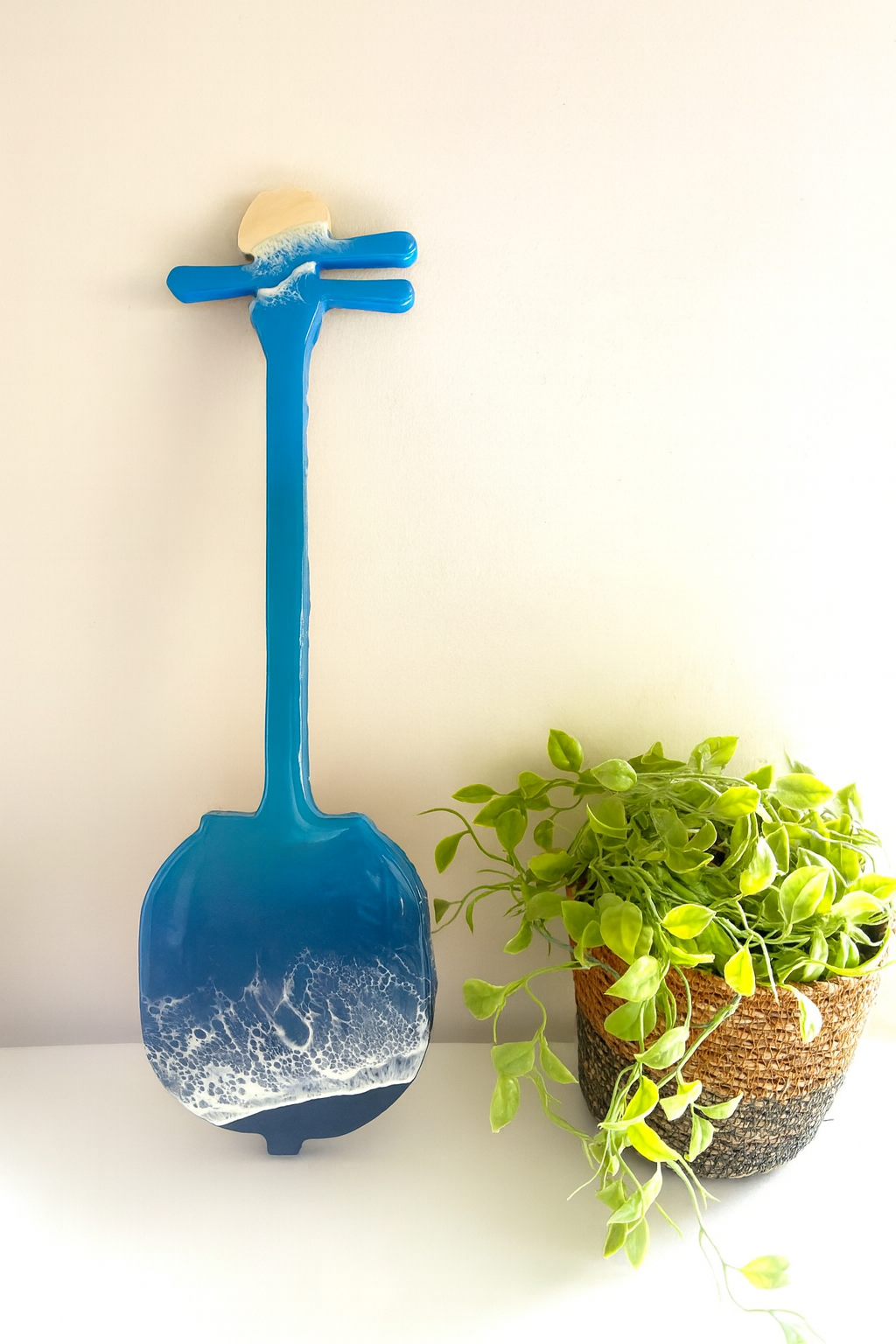 沖縄海レジンアート〜三線の花〜①