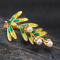 受注制作＞花のピアス 揺れる おしゃれ 外出 0195 ピアス（フック