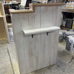 アンティーク風　段差カウンター　レジカウンター　受付カウンター 2枚目の画像