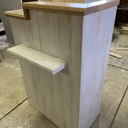 アンティーク風　段差カウンター　レジカウンター　受付カウンター 8枚目の画像