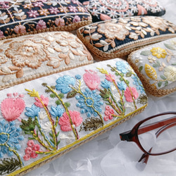 ミナペルホネン タンバリンの通帳ケース マルチケース ファブリック