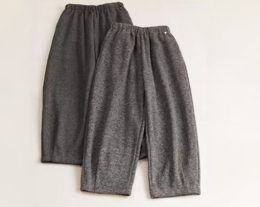 ✿ 秋冬新作 九分丈 ポリエステル ハーレムパンツ 厚手 保温 着痩せ 選べる3色