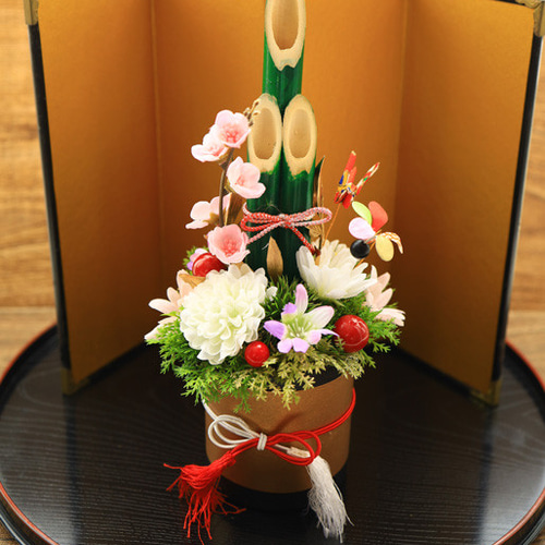お正月飾り＊コンパクトでお洒落なミニ門松(1点の価格です)*省