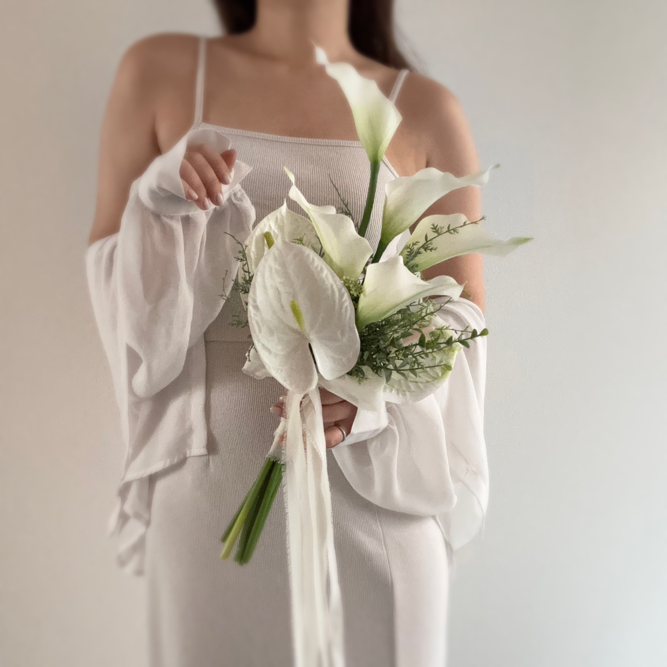 forest breeze⌇﻿ アーティフィシャルフラワー クラッチブーケ 海外風 前撮り 結婚式